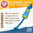 thumbnail image 3 of Arm & Hammer Scrubbies Throw N' Tug Adult Dental Dog Chew Toy Small, 3 of 10
