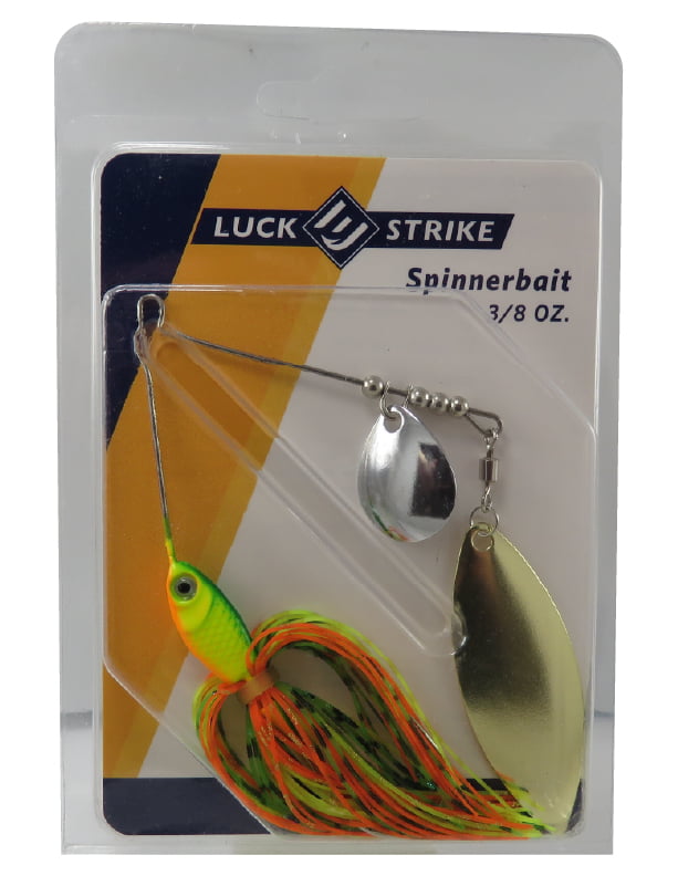Lot of 2 Fire Tiger SCG #3.5 -3/8 oz Spinnerbaits Made by MFG of Assassinator 