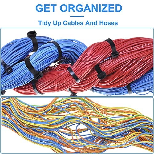 Cinchos para Cables Cinchos Autoblocantes de Nylon para Uso Pesado Paq