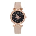 thumbnail image 5 of Reloj de cuarzo con esfera de mariposa y cien diamantes para mujer, personalizado, sencillo y popular, a la moda para mujer, 5 of 5