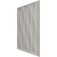 thumbnail image 4 of Ekena Millwork 19 5/8"W x 19 5/8"H Ariel EnduraWall Decorative 3D Wall Panel, Bright Coat Copper (12-Pack for 32.04 Sq. Ft.), 4 of 6
