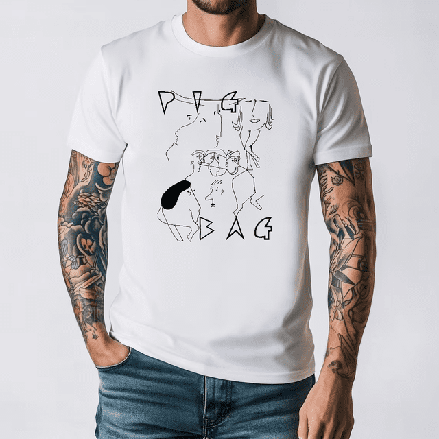 T-shirt Rétro Cool Punk Rock Pigbag Tee 5001