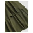 thumbnail image 5 of Vestido mini sin hombros y sin mangas Floerns, verde oscuro, 5 of 5