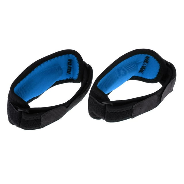 S SERENABLE 2 Count Unisex Elbow Compression Support Pad for Tendonitis, Tennis Elbow, Blue