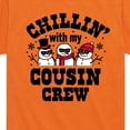 thumbnail image 3 of Instant Message - Chillin With My Cousin Crew Chistmas - Toddler & Youth Short Sleeve Graphic T-Shirt, 3 of 6