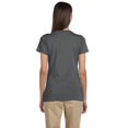 thumbnail image 2 of econscious Ladies' 100% Organic Cotton Short-Sleeve V-Neck T-Shirt - CHARCOAL - XL, 2 of 3