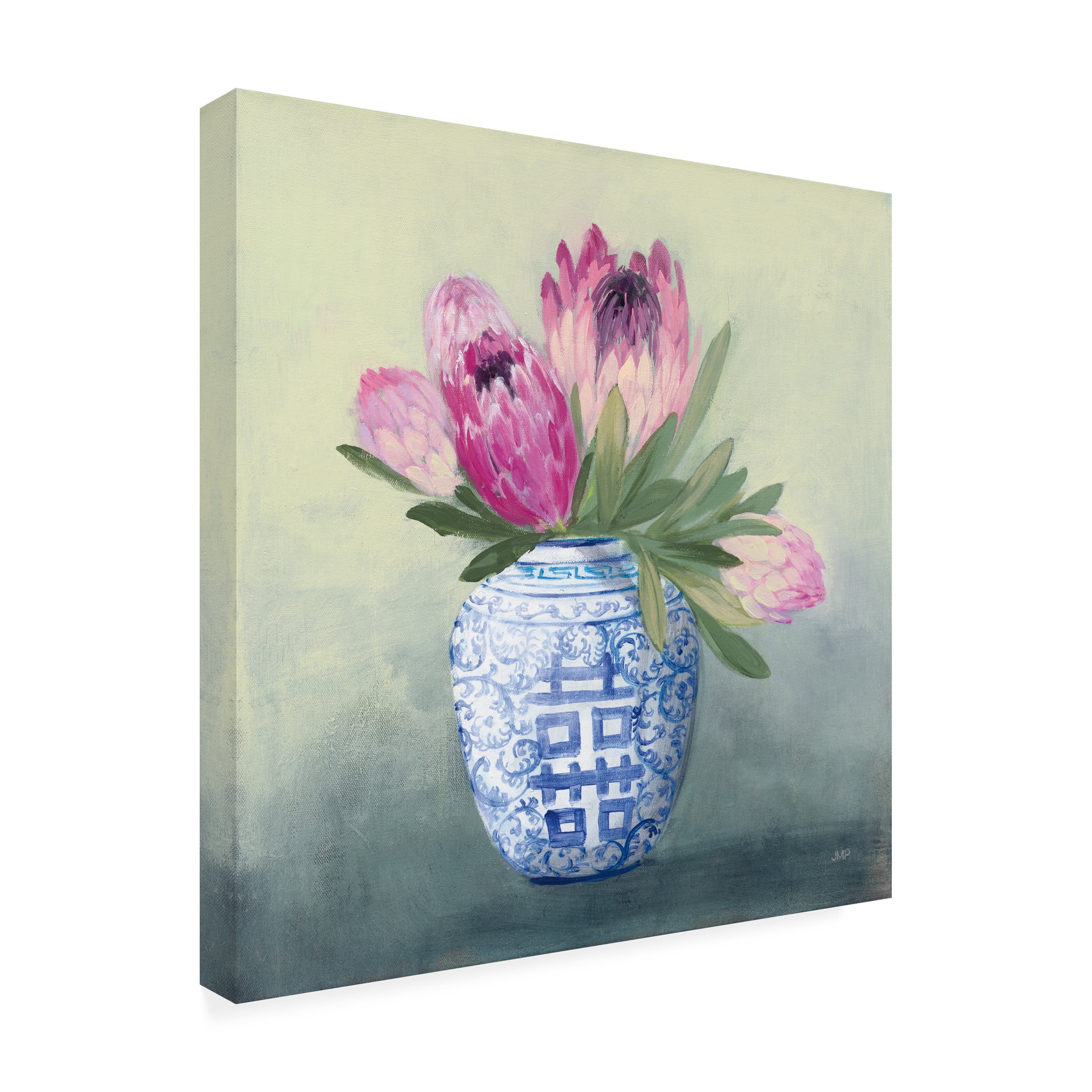 Julia Purinton 'Protea Chinoiserie I' Canvas Art