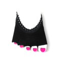 thumbnail image 1 of Women Toe Toppers Soft No Show Solid Color Half Socks Forefoot Cushion Socks, 1 of 10