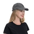thumbnail image 4 of Rock And Roll Bigfoot Adult Adjustable Classic Washed Casquette Cap Hat Baseball Cap For Man For Woman, 4 of 5