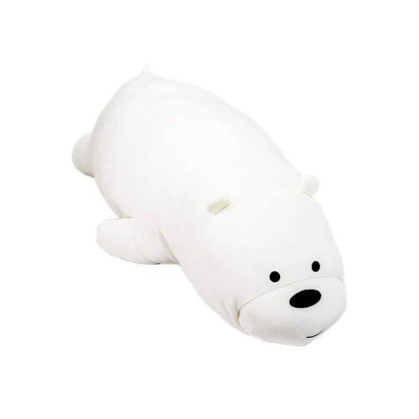 MINISO We Bare Bears Plush Halloween Ice Bear Lovely Large Lying