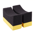thumbnail image 4 of 8X Contoured Auto Wheels Brush Sponge Tools Applicator Special for Tire Hub Cleaning Dressing Waxing Polishing, 4 of 8