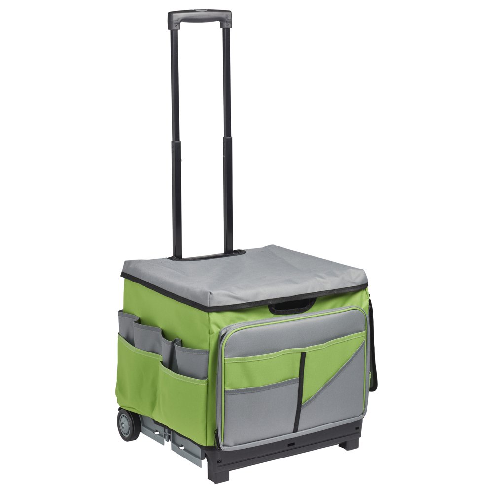 Universal Rolling Cart and Organizer Bag Green