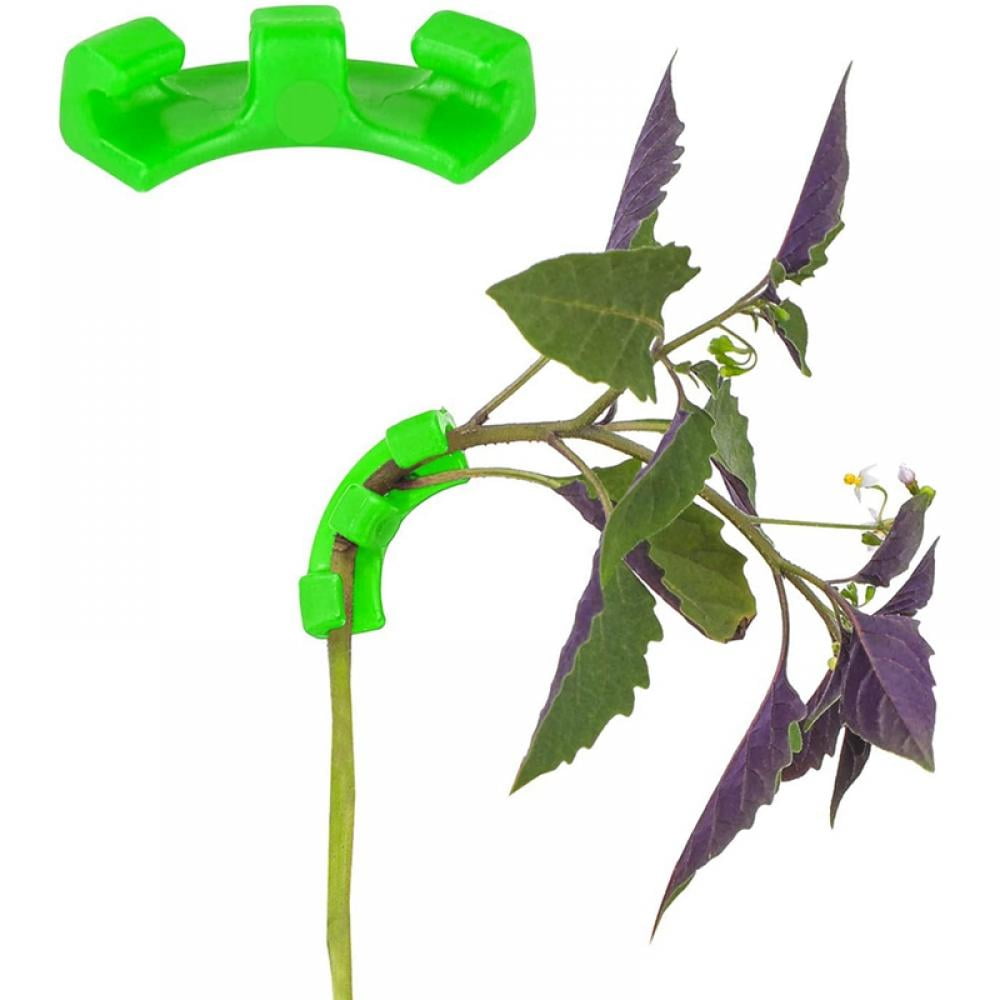 150 Pieces Odowalker 90 Degree Plant Training Plant Benders Branches Bender Bending Clips Control The Growth of Plants Branches Bender Clamps for Low Stress Planting Training 