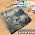 thumbnail image 5 of Leather Cover Photo Album 80 Pockets 4x6 Photos Bookshelf Picture Album Boats Chairs Lakehouse, 5 of 9