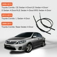 thumbnail image 2 of 2Pcs Roof Moulding Trim Weatherstrip Sealant Kit For Toyota Corolla 2009-2013, 2 of 11