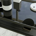 thumbnail image 6 of Sauder Metro Pike Mid-Century Metal & Wood Desk with Storage, Misted Elm Finish, 6 of 9