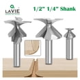 thumbnail image 3 of 1 Pce Manche 1/4 Manche 1/2 Couteau Intégré en Arc 2 Bords, 3 Bords avec Joints Outil de Coupe pour Menuiserie, 3 of 7