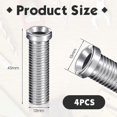 thumbnail image 2 of 4 Sink Basket Screws 45mm Stainless Steel Drain Screws Fixing Accessories Sink Bolt Screws Sink Basket Strainer Plug Screws For Kitchen Wash Basin Shi, 2 of 5