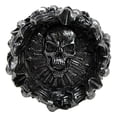 thumbnail image 4 of Atlantic Collectibles Arch Devil Skull Face Fire Hell Bone Spiral Cigaretter Ashtray Resin Figurine, 4 of 4