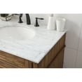 thumbnail image 4 of Elegant Decor Park Avenue 32" Aluminum MDF Single Bathroom Vanity in Driftwood, 4 of 8