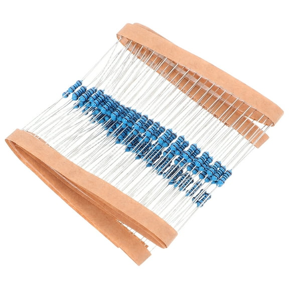 Zehuanyu 100pcs High Precision Metal Film Resistors For Electronic Components And Led Lights Fixed Value Resistor Kit For Experiments And Repair 100 Ohm 1/4 Watt