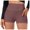 j52-Purple, variant on Womens Shorts Athleisure Solid Color High Seamless Waistband Pull-On Hotpants Female Casual Summer Slim Breathable Soft Fashion Comfortable Daily Hip-Lifting Yoga Shorts With Side Pocket,M