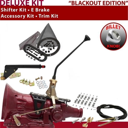 American Shifter FMX Shifter Kit Black 12 in. E Brake Cable Clamp Trim Kit for F09C1