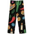 thumbnail image 5 of Top-kevin Women's Pajama Sets Pizza Slice Pattern Long Sleeve Lounge Sets Pjs Sleepwear with Pockets, 5 of 12