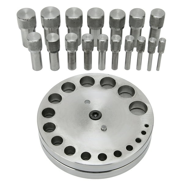 Round Disc Cutter Circle Disc Cutter Set, Flat Bottom 17 Kinds Dies Mutifuctional Ewelry ...