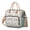 Beige-24, variant on Waterproof Thermal Tote Bag - Artistic Hedgehog & Night Scene Print, Multi-Pocket Insulated Lunch Box for Men, Women, Students, Travelers