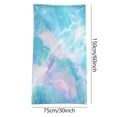 thumbnail image 3 of OAVQHLG3B Microfiber Beach Towel Super Lightweight Colorful Bath Towel Sandproof Beach Blanket Multi-Purpose Towel For Travel Swimming Pool 30x60 Inch, 3 of 4