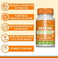 thumbnail image 3 of Basic Health Brands Natural Orange Flavor Zinc Lozenges for Immune Support, Cold Relief, 100 Count (2Pack), 3 of 7