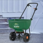 Scotts Turf Builder EdgeGuard DLX Broadcast Spreader for Grass Seed, Fertilizer, Salt and Ice Melt