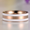 thumbnail image 6 of Simple Women Titanium Steel Wedding Rings Fashion Couple Lovers Rings(Women8#), 6 of 8