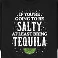 thumbnail image 3 of Instant Message - Be Salty Bring Tequila - Men's Crew Neck Fleece Pullover, 3 of 6