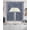Dark Blue, variant on Sage Green Floral Boho Swag Curtains for Living Room/Bedroom Windows, Ethnic Tribe Abstract Art Flower Kitchen Curtains and Valances Set 36 Inch Length, Light Filtering Swags Valance Curtain Panels