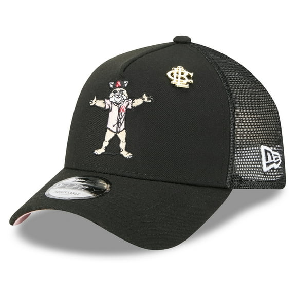 Men's New Era Black Arizona Diamondbacks 2025 Big League Chew A-Frame 9FORTY Adjustable Trucker Hat