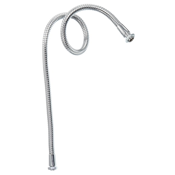Uxcell 19.7" Metal Gooseneck M10/M8 Thread Metal Hose Flexible Arm Gooseneck Tube Extension for Lamp Phone Holder DIY
