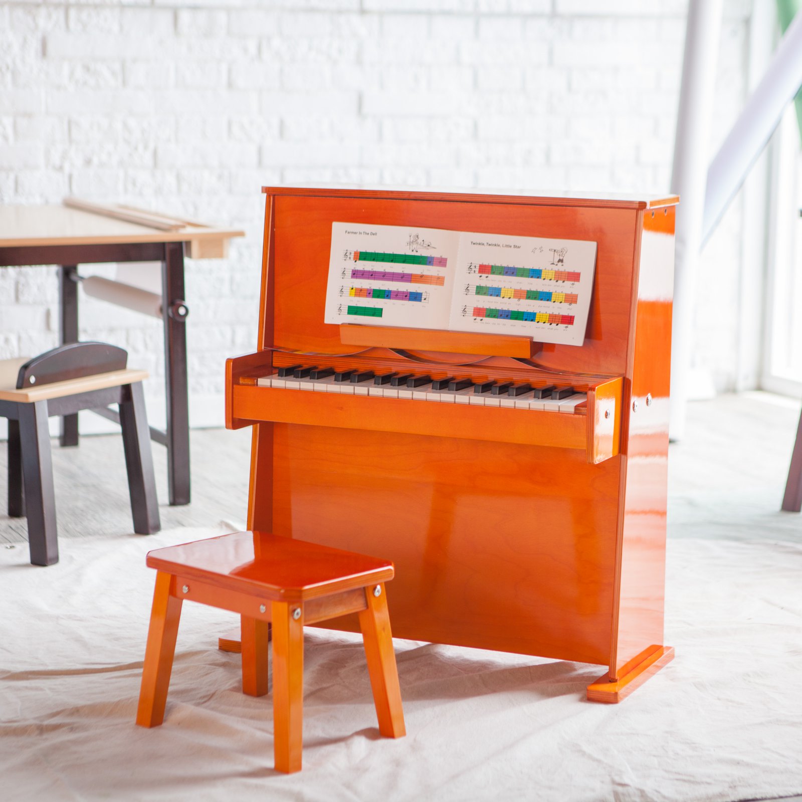 Schoenhut 3798B - 37 Key Day Care Durable with Bench