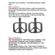 thumbnail image 2 of Sonducket 1 par de accesorios mejorados de Pedal de bicicleta, clavos de fijación de plataforma plana para bicicleta, pedales de Metal de Ciclismo Negro RX2Black(DU+Cojinete), 2 of 6