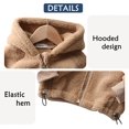 thumbnail image 2 of YOUI-GIFTS Toddler Kids Fleece Jacket Winter Warm Coat Zipper Long Sleeve Outerwear, 2 of 6