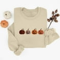 thumbnail image 4 of Womens Sweatshirts Halloween Printed Round Neck Long Sleeved Sweatshirts,Tops for Women Beige, 4 of 4