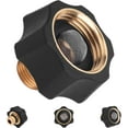 thumbnail image 1 of czcpp-Garden Hose to Pressure Washer Adapter, 3/4" Female to 3/8" Male Inlet Fitting Compatible with Simpson Cleaning 7112362 & Multiple Pressure Washer Pumps Connector Accessories Coupler Attachment, 1 of 4
