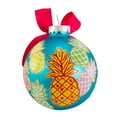 thumbnail image 4 of Kurt Adler 80MM Glass Pineapple Pattern Ball Ornaments, 6 Piece Set, 4 of 4
