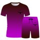 thumbnail image 4 of Playeras De Compresión Para Hombre, Conjunto De Dos Piezas De Camiseta Y Pantalones Cortos De Manga Corta Con Estampado Completo De Alemania Para Hombre Y Conjunto De Camisa Y Pantalón Corto., 4 of 4