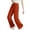 Orange, variant on AUNVITO Girls Boys Casual Loose Checkered Wide Leg Pants High Waist Straight Lounge Y2K Trousers Summer 5-13Years