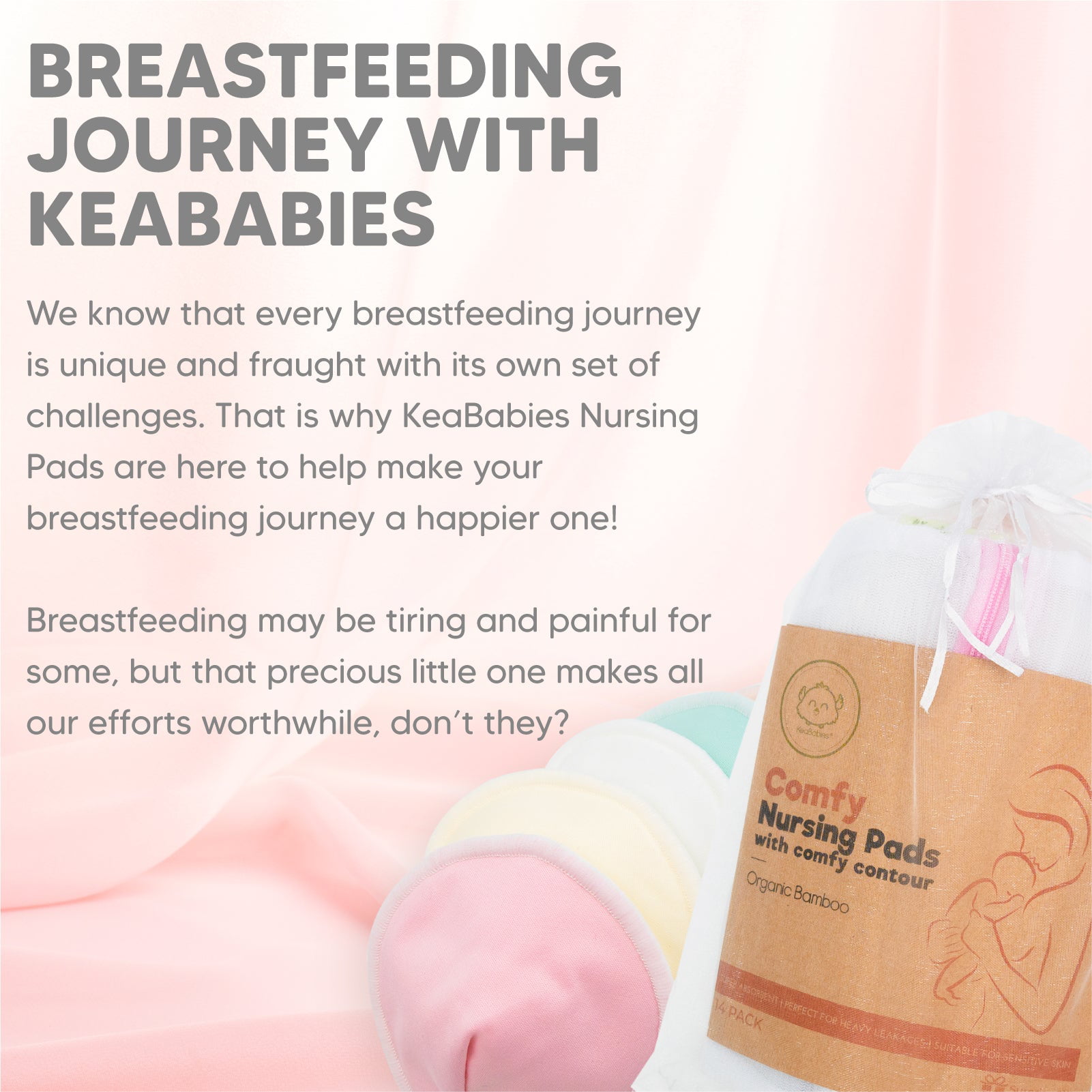 Bamboo Reusable Breast Pads Nursing Maternity Organic Washable Pad Waterproof GX 