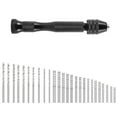 thumbnail image 1 of Riwesomey Micro brocas helicoidales, tornillo de banco, herramientas rotativas multiusos para carpintería, diseño antideslizante, llavero de plástico Kits y herramientas para tallar tipo 13 Riwesomey TO007927-13, 1 of 6