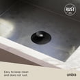 thumbnail image 6 of Umbra Flex Drain Stop Hair Catcher, Black, 6 of 6