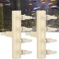 thumbnail image 4 of Aquarium Air F-low Control Distributor, 2PCS Fish Tanks Oxygen Splitter Accessory with Diverter Adjustable Switch Plastic Aquarium Air Pump Special Splitter Valve(4Way), 4 of 8